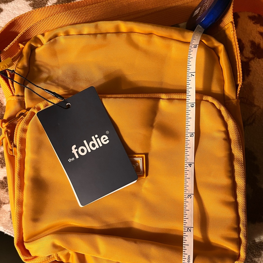 Foldie Mustard Messenger Bag - Picture 4 of 5